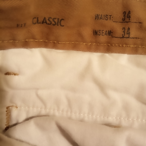 NWOT Eddie Bauer Khakis Sz.34Wx34L - Picture 4 of 6